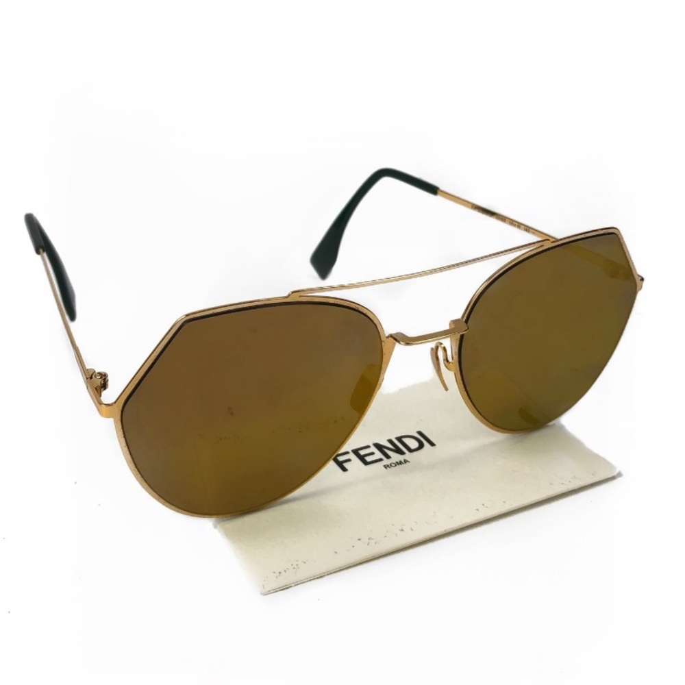 Fendi Reflective Aviator Sunglasses